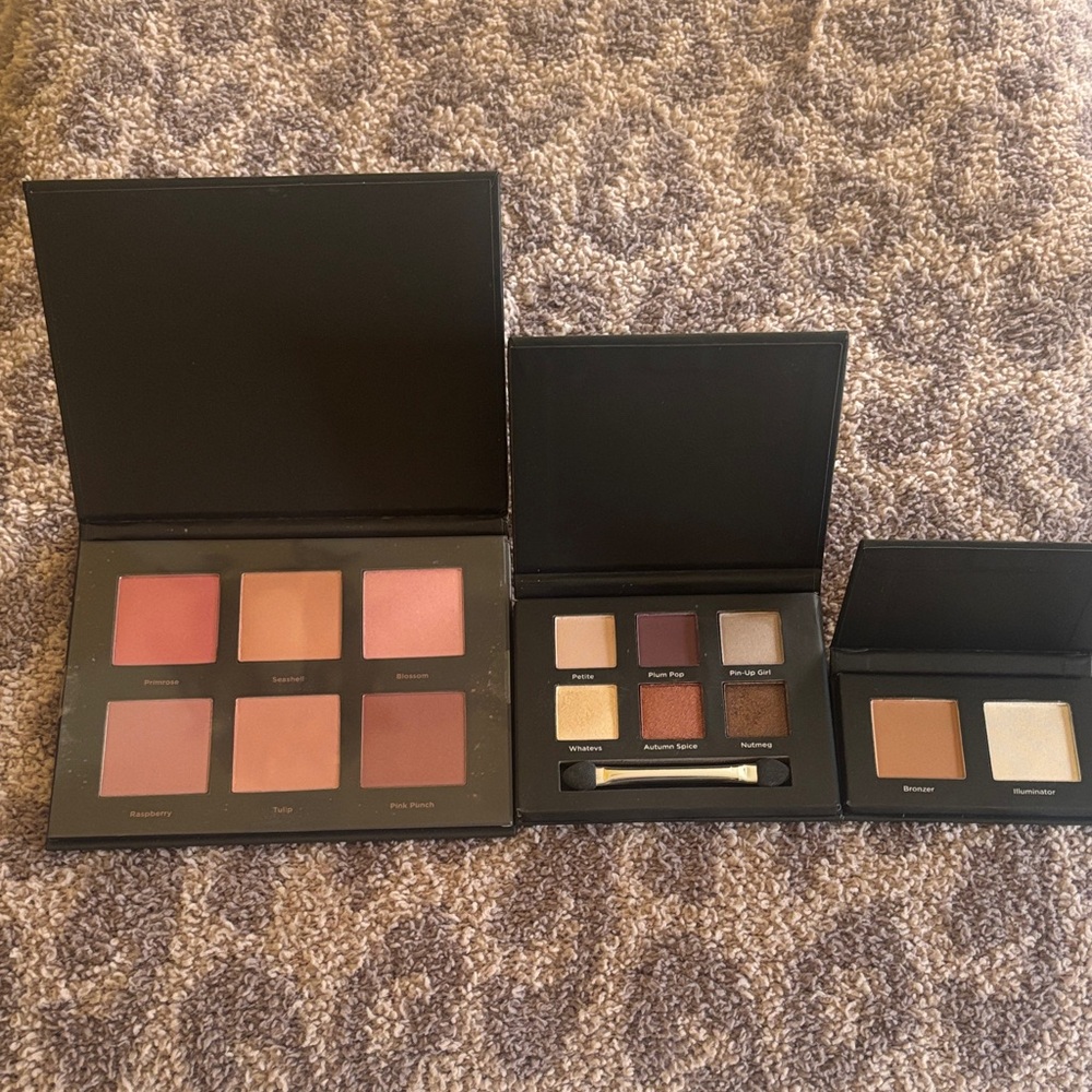 Ulta Beauty Blush and Eyeshadow Palette Set - Pink, Brown, Cream
